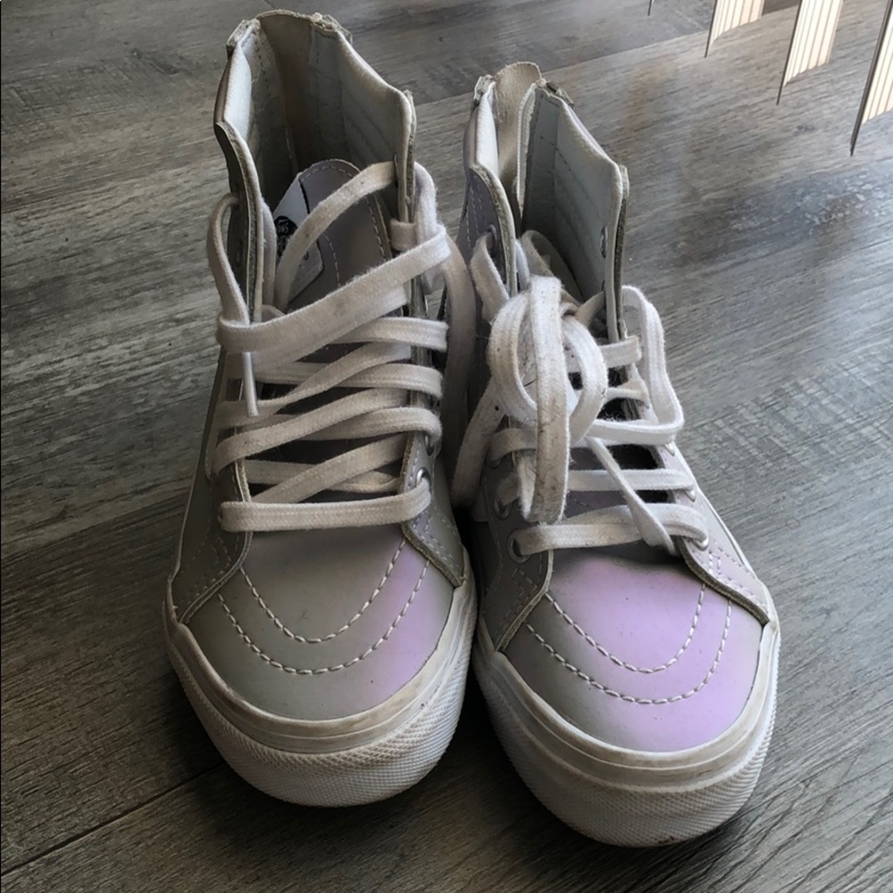 Literally worn twice Iridescent Vans !!!!!